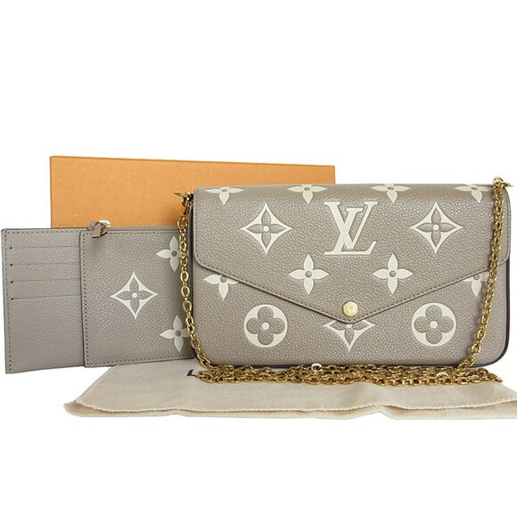 LOUIS VUITTON Gray Monogram Shoulder Bag - Picture 1 of 5